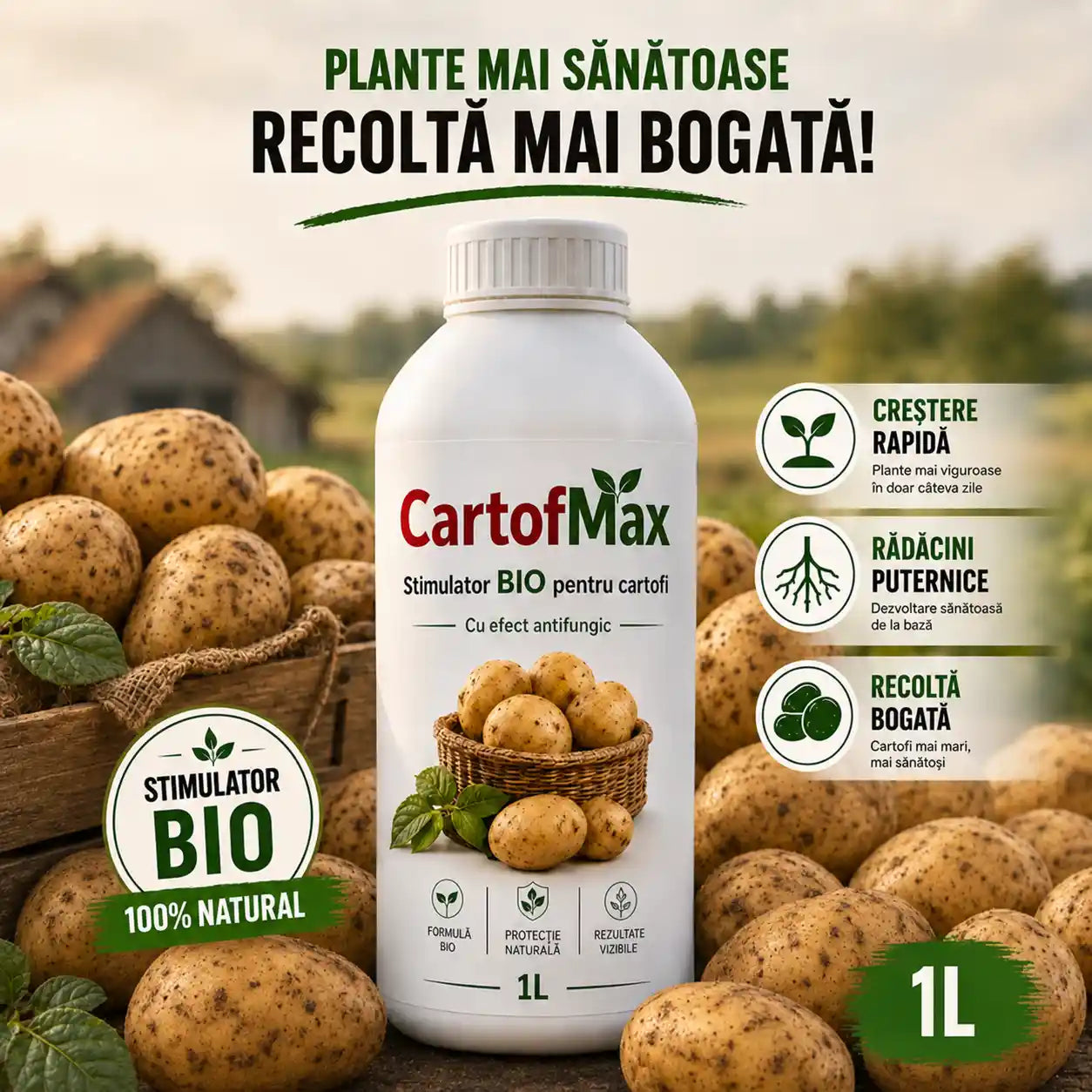 CartofMax™ - Protectie si Crestere BIO 1L