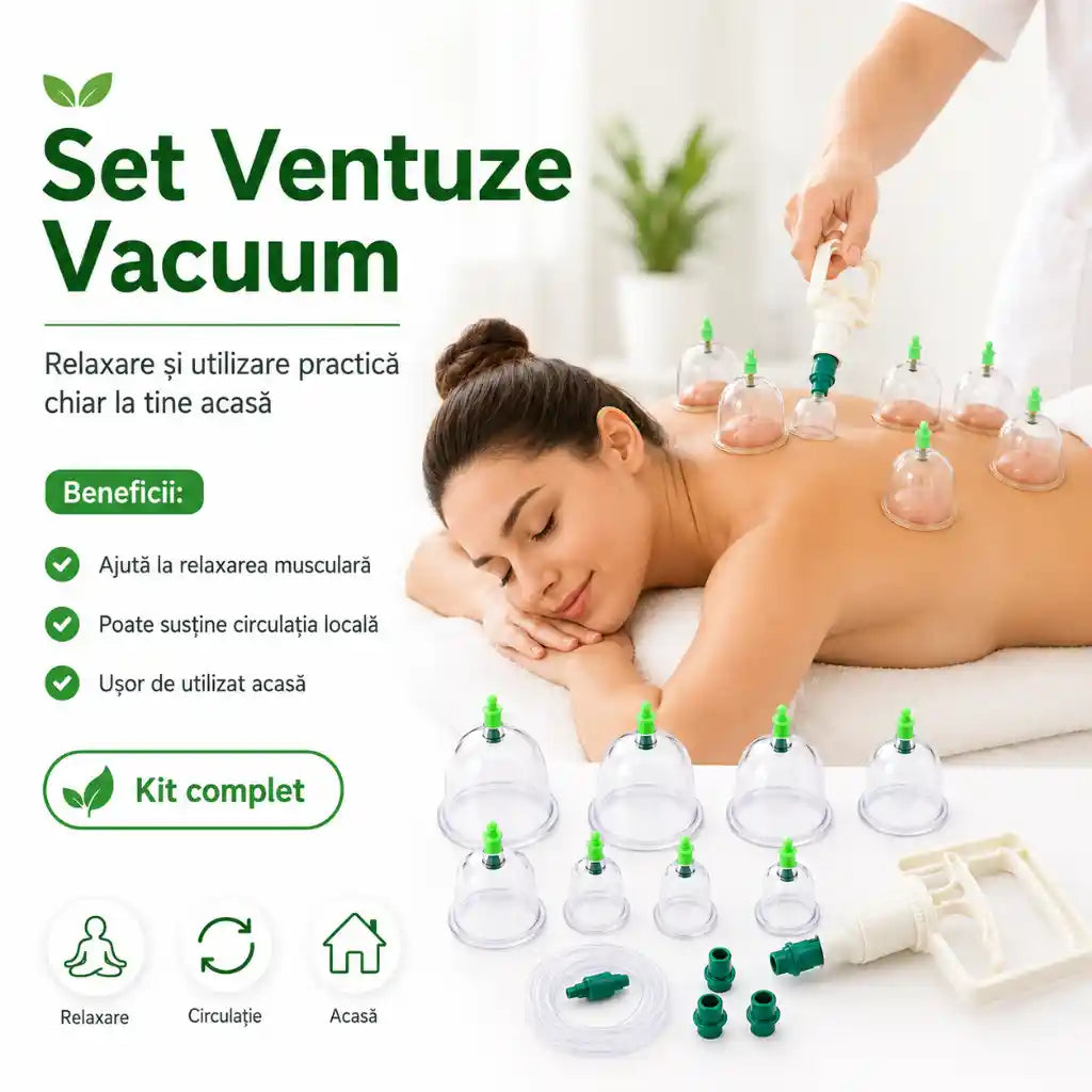 RelaxPro - Kit 12 Ventuze Vacuum